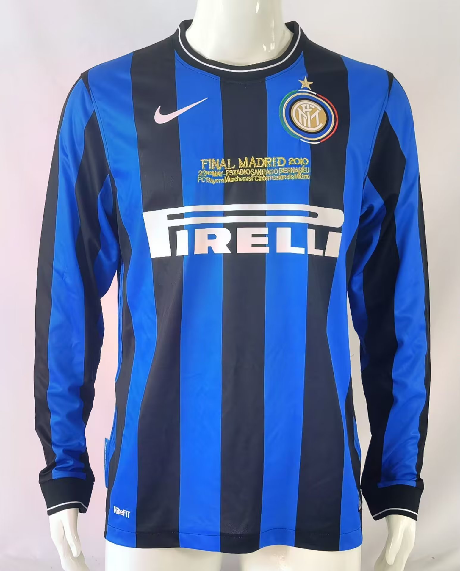AAA Quality Inter milan 09/10 UCL Finals Home Long Soccer Jersey